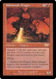 【Foil】《窯口のドラゴン/Kilnmouth Dragon》[LGN] 赤R