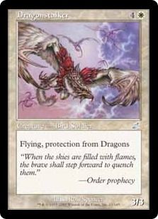【Foil】《ドラゴンをつけ狙う者/Dragonstalker》[SCG] 白U