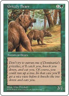 《灰色熊/Grizzly Bears》[5ED] 緑C