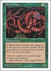 《マーシュ・バイパー/Marsh Viper》[5ED] 緑C