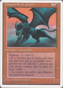 《Granite Gargoyle》[3ED] 赤R