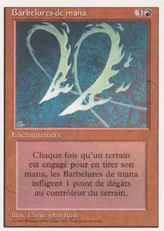 《魔力のとげ/Manabarbs》[3ED] 赤R