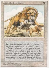 《サバンナ・ライオン/Savannah Lions》[3ED] 白R