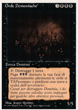 Demonic Hordes》[3ED] 黒R | 日本最大級 MTG通販サイト「晴れる屋」