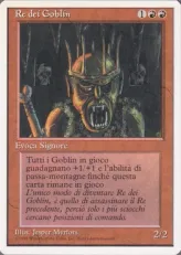 《ゴブリンの王/Goblin King》[3ED] 赤R