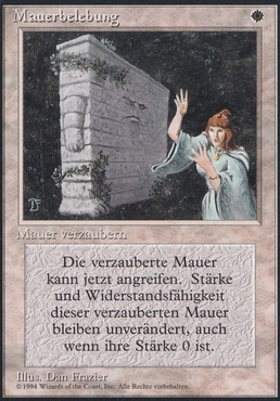 ■黒枠■《動く壁/Animate Wall》[3EDBB] 白R