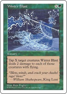 《北風/Winter Blast》[5ED] 緑U