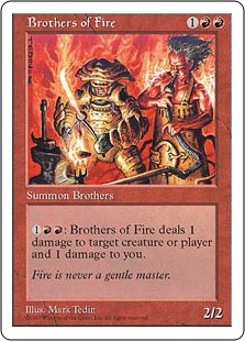 《火の兄弟/Brothers of Fire》[5ED] 赤C