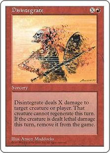 《分解/Disintegrate》[5ED] 赤C