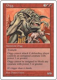 《オーグ/Orgg》[5ED] 赤R