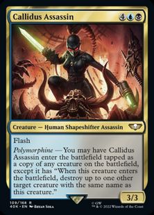 (109)《キャリダス・アサシン/Callidus Assassin》[40K] 金R