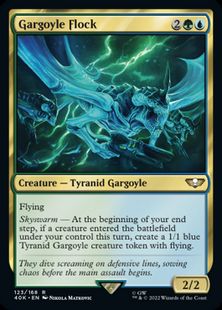 (123)《ガーゴイルの戦群/Gargoyle Flock》[40K] 金R
