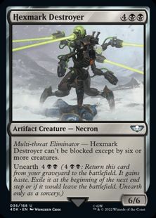 (036)《ヘックスマーク・デストロイヤー/Hexmark Destroyer》[40K] 黒U