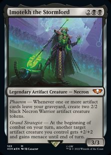 【Foil】(169)《嵐の王、イモーテク/Imotekh the Stormlord》[40K] 黒R