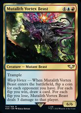 (134)《ミュータリス・ヴォーテックスビースト/Mutalith Vortex Beast》[40K] 金R