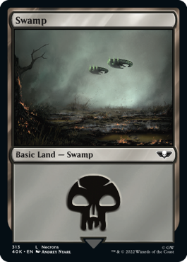 (313)《沼/Swamp》[40K] 土地