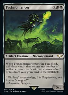 (061)《テクノマンサー/Technomancer》[40K] 黒R