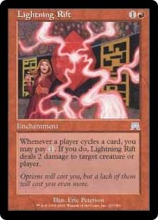 【Foil】《稲妻の裂け目/Lightning Rift》[ONS] 赤U