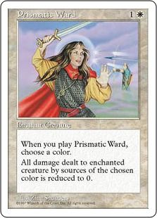 《虹色の護法印/Prismatic Ward》[5ED] 白C