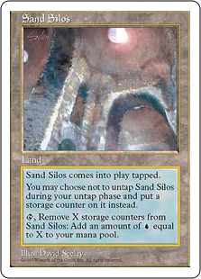 《砂のサイロ/Sand Silos》[5ED] 土地R
