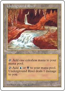 《地底の大河/Underground River》[5ED] 土地R