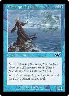 《虚空魔道士の弟子/Voidmage Apprentice》[LGN] 青C