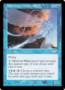 《霧衣の覚醒者/Mistform Wakecaster》[LGN] 青U