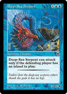 《深海の大海蛇/Deep-Sea Serpent》[POR] 青U