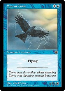 《嵐雲のカラス/Storm Crow》[POR] 青C