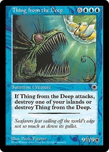 《深海の怪物/Thing from the Deep》[POR] 青R
