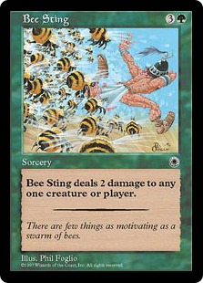 《蜂の一刺し/Bee Sting》[POR] 緑U