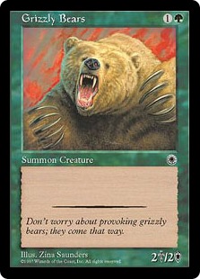《灰色熊/Grizzly Bears》[POR] 緑C