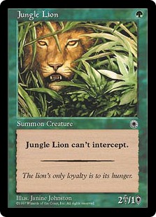《ジャングル・ライオン/Jungle Lion》[POR] 緑C
