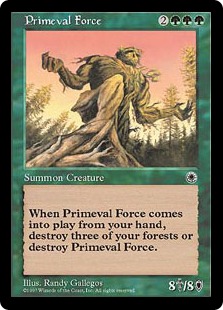 《原始の力/Primeval Force》[POR] 緑R