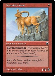 《シロイワヤギ/Mountain Goat》[POR] 赤U
