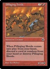 《略奪の大軍/Pillaging Horde》[POR] 赤R