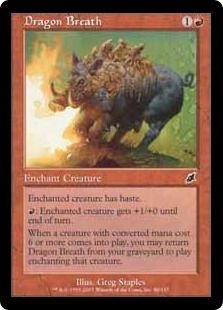【Foil】《ドラゴンの息/Dragon Breath》[SCG] 赤C