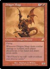 《ドラゴン魔道士/Dragon Mage》[SCG] 赤R