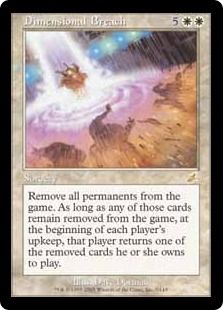 【Foil】《次元の突破口/Dimensional Breach》[SCG] 白R
