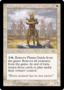 【Foil】《次元の先達/Planar Guide》[LGN] 白R