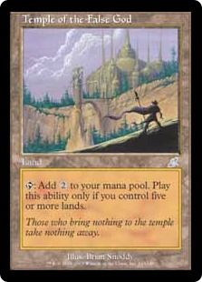 《邪神の寺院/Temple of the False God》[SCG] 土地U