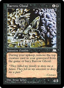 《墳墓の食屍鬼/Barrow Ghoul》[WTH] 黒C