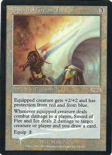 Foil】《火と氷の剣/Sword of Fire and Ice》(ジャッジ褒賞)[DCIマーク 