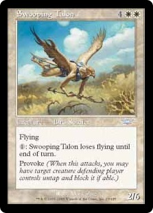 【Foil】《急襲する鉤爪兵/Swooping Talon》[LGN] 白U