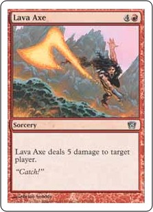 《溶岩の斧/Lava Axe》[8ED] 赤C