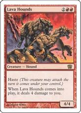 《溶岩の猟犬/Lava Hounds》[8ED] 赤R