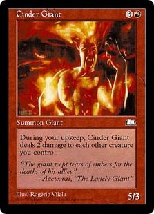 燃えがらの巨人/Cinder Giant》[WTH] 赤U | 日本最大級 MTG通販サイト 