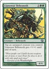 《ラノワールのビヒモス/Llanowar Behemoth》[8ED] 緑U