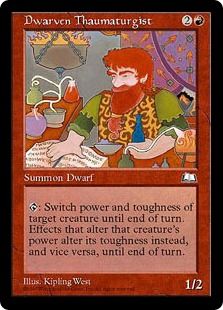 《ドワーフの秘術師/Dwarven Thaumaturgist》[WTH] 赤R