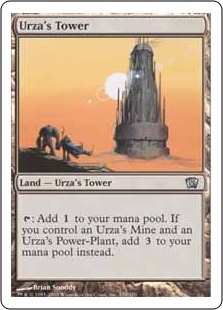 《ウルザの塔/Urza's Tower》[8ED] 土地U
